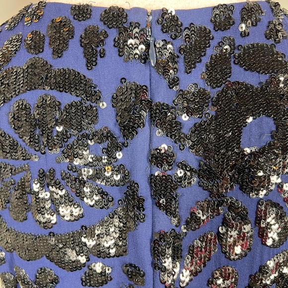 EUC Aidan Mattox Floral Sequin Dress - Picture 8 of 12